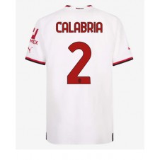 AC Milan Davide Calabria #2 Bortatröja 2022-23 Korta ärmar